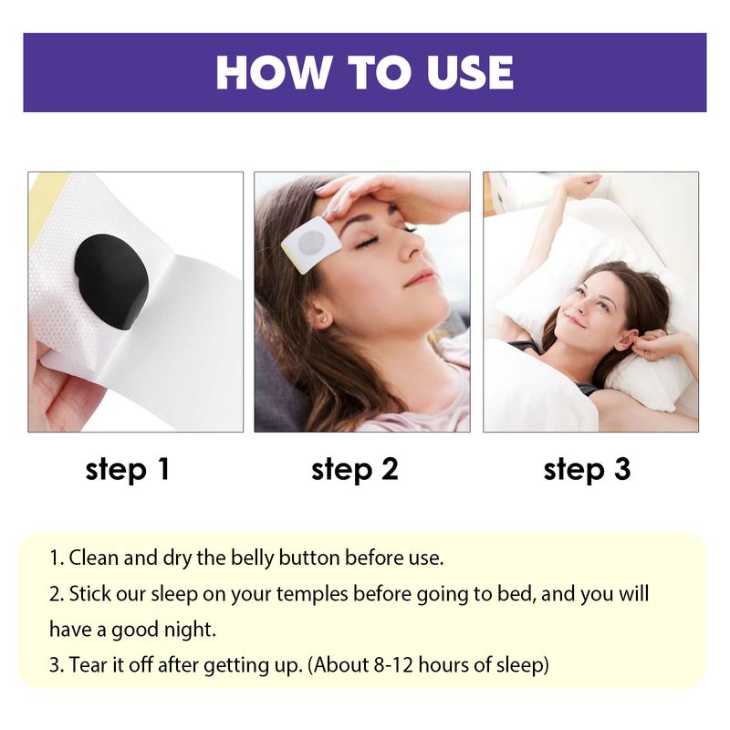 South Moon 12pcs Sleep Patch Home Gentle Care To Improve Sleep Quality Daily Body Care Patch_voghion.com