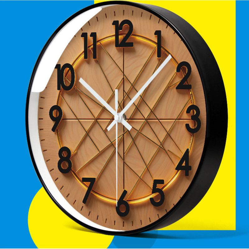 Yipula 7245 Light Luxury For Living Room Home Use Fashionable Modern Simple Creative Wall-Mounted Ultra-Quiet Sweep_voghion.com