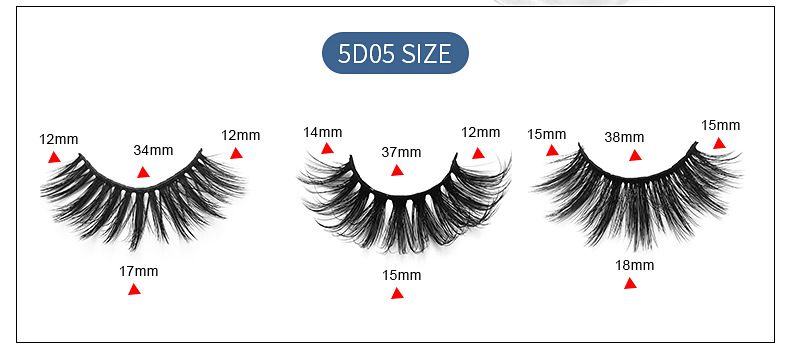 Lash extension set Laser Box 5 pairs of mixed false eyelashes Thick natural slender long eyelashes Multi-level soft false eyelashes_voghion.com