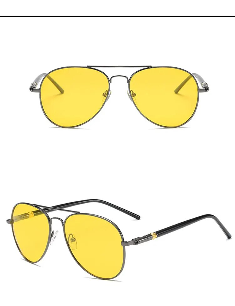 KUMARRY  Pilot Photochromic Sunglasses Men Fishing Driving Brand Designer Polarized Sunglass For Men‘s oculos UV400_voghion.com