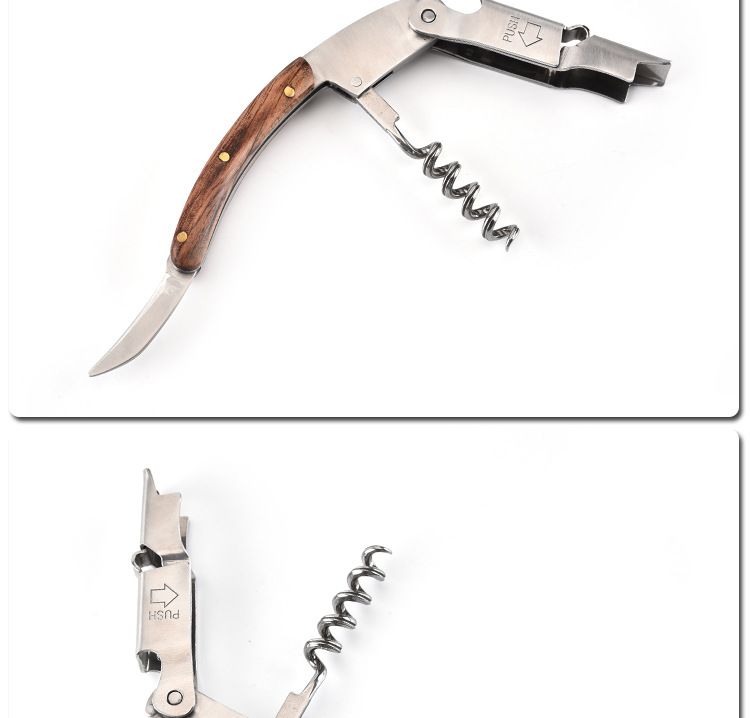 Multifunctional Creative Beer Stainless Steel Red Wine Bottle Opener Corkscrew_voghion.com