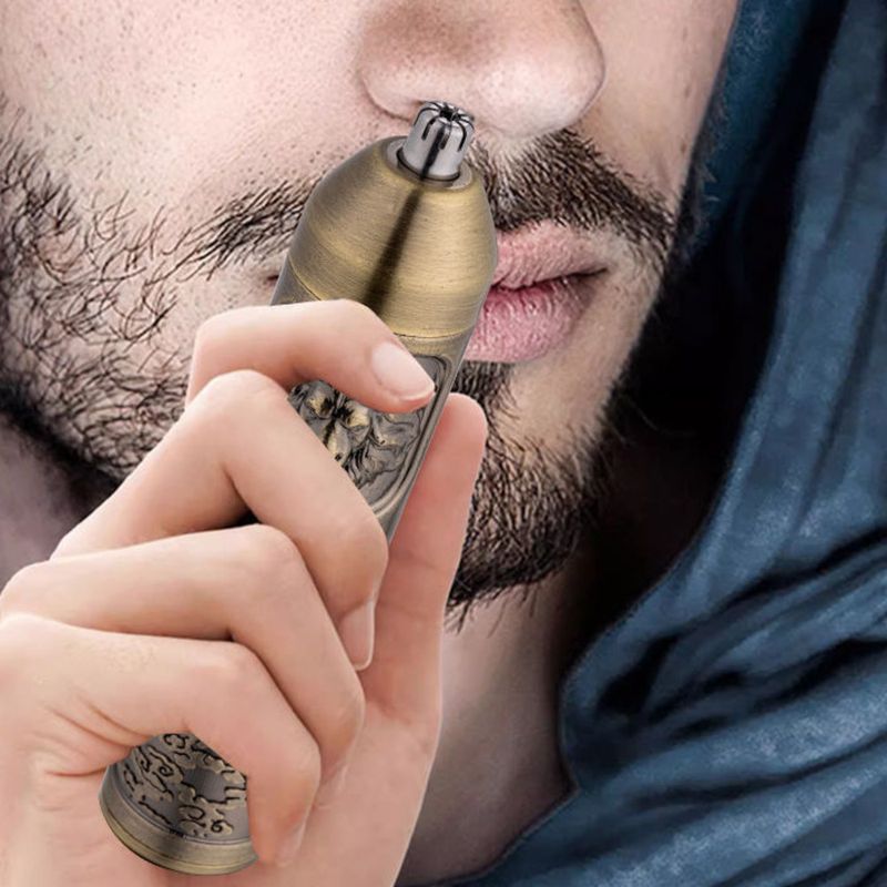Rasoio elettrico da uomo 2 in 1, tagliacapelli per naso, strumento di rasatura e detergente_voghion.com