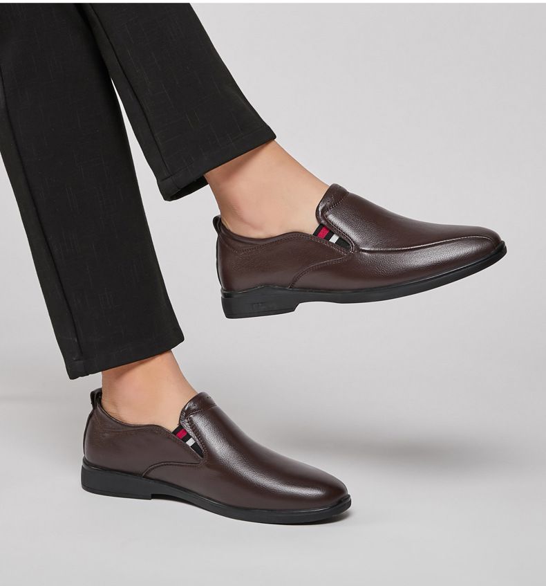 Fußüberzüge, lässige Herren-Lederschuhe, bequeme Business-Schuhe, formelle Herrenschuhe_voghion.com