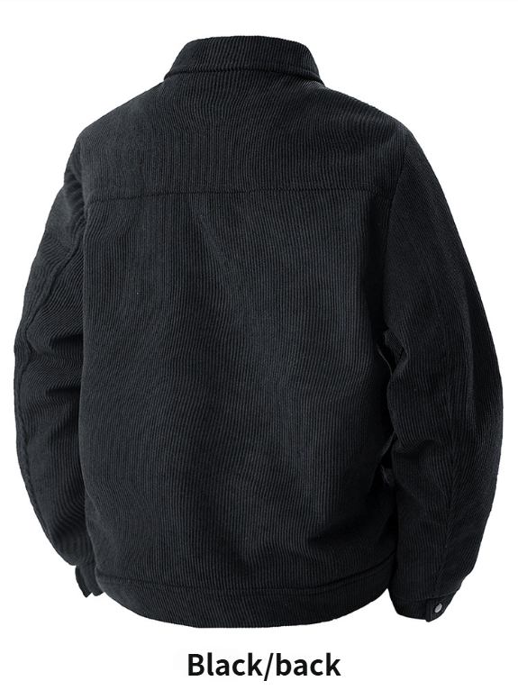 Frühling Herbst Neue Cord-Arbeitskleidung Reversjacke für Männer, lässiger Trendmantel für Jugendliche, stilvolle und vielseitige Oberbekleidung_voghion.com