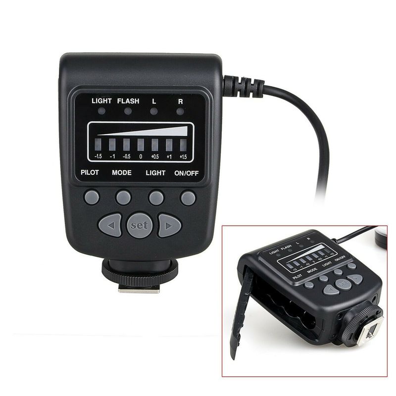 Meike FC-100 FC100 Manual LED Ro Flash Light With Sh Adapter Ring For Canon Nikon Olympus Pentax Digital DSLR Camera_voghion.com