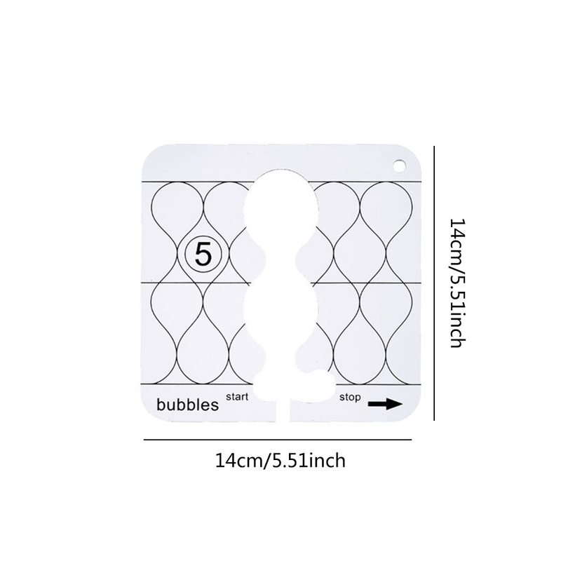 Special shaped patchwork template sewing patchwork ruler hollowed out sewing template_voghion.com
