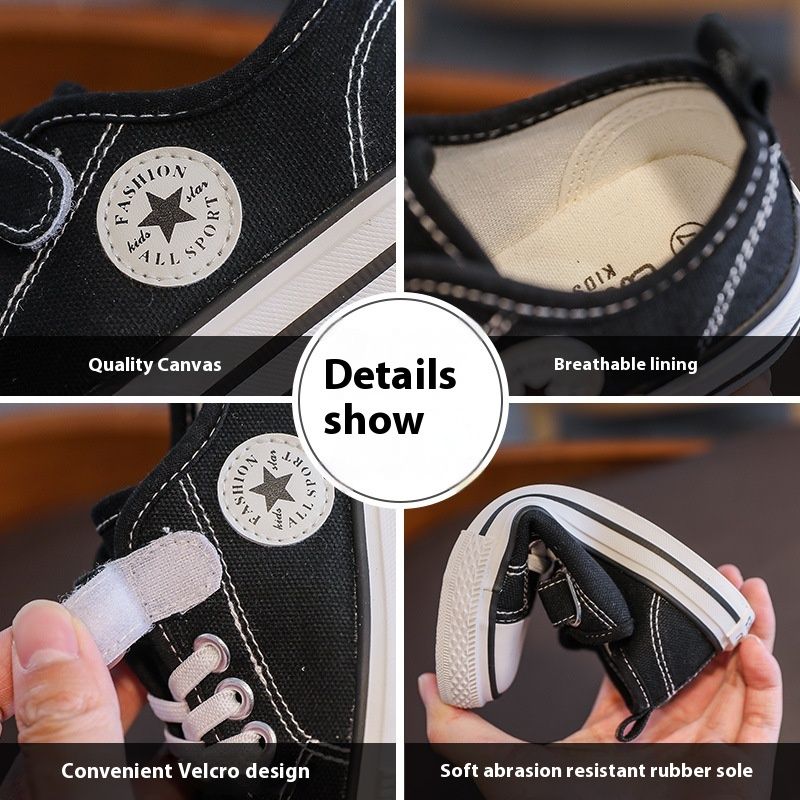Sandali estivi per bambini 2024 e bambine, traspiranti, in tela cava, a rete, con suola morbida, scarpe bianche_voghion.com