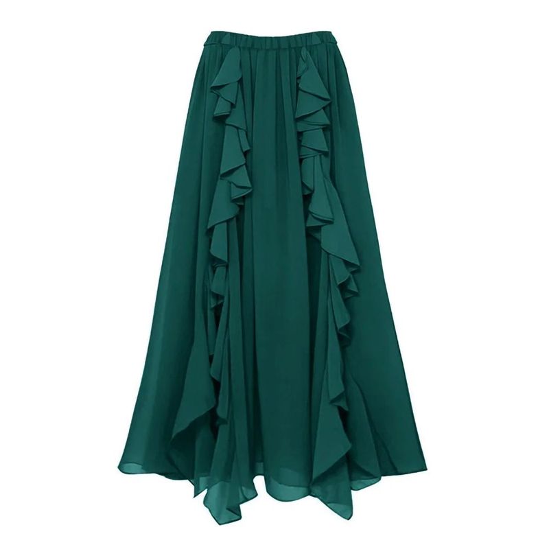 Einteiliger Badeanzug mit tiefem V-Ausschnitt und Blumenmuster für Damen_voghion.com