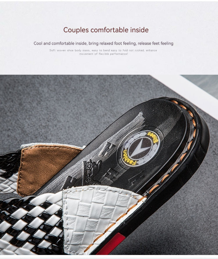 Infradito da esterno versatili tendenza estiva onalizzate scarpe alla moda da uomo, nuovi sandali da indossare all'aperto, alla moda_voghion.com