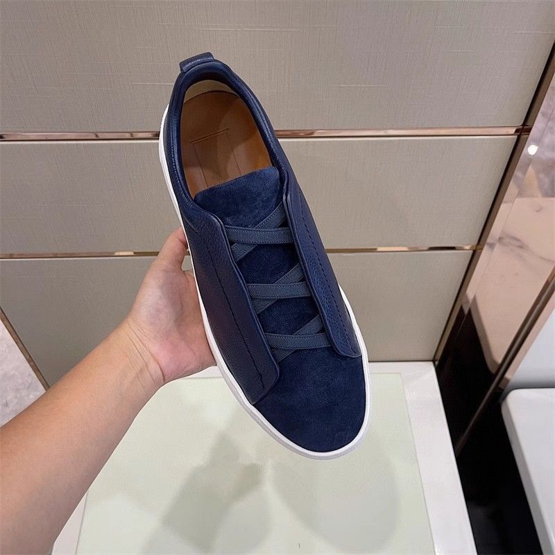 Men's Shoes Casual Shoes Shoes Leather Lace Free Casual Shoes Slip On Non Slip Casual Shoes Men_voghion.com