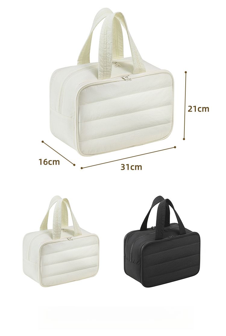 Wasserdichte Reise-Tragetasche mit großem Fassungsvermögen, Make-up-Tasche, multifunktionale tragbare Aufbewahrungstasche_voghion.com