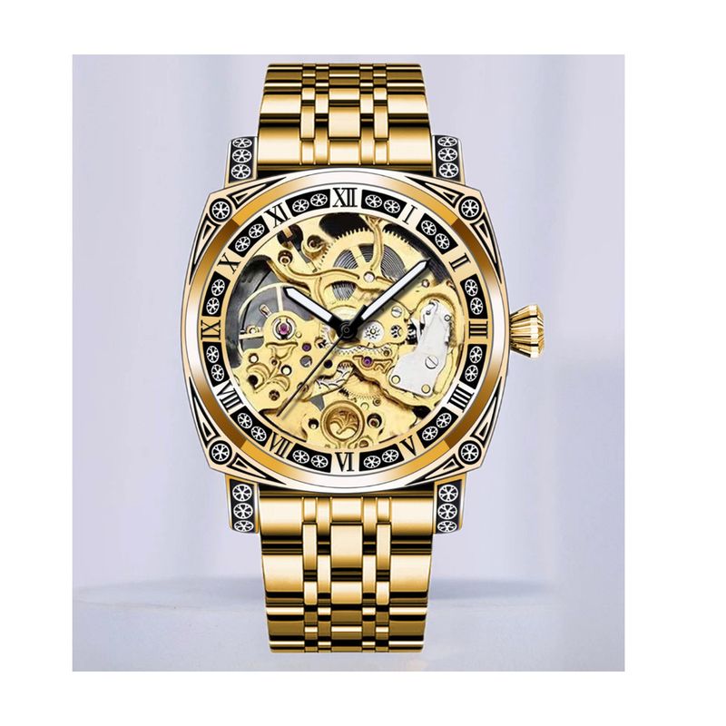 Brittiskt märke med urholkad klassisk affärsklocka för män med precisionsstålbälte_voghion.com