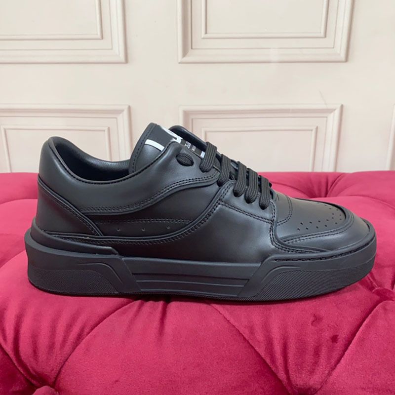 Scarpe sportive casual semplici e alla moda, da uomo, in vera pelle, stile britannico, con lacci, abbinate ai colori, bianche._voghion.com