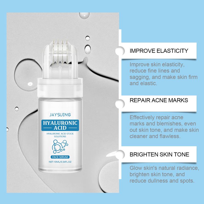 Siero Roller all'acido ialuronico, idratante, idratante e illuminante per la cura della pelle del viso_voghion.com