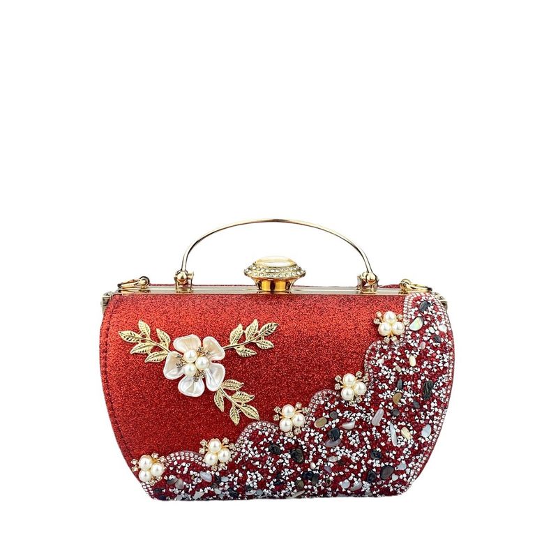 Nuova borsa da principessa 2023 con hardware, strass, decorazioni floreali, banchetti serali e occasioni formali, elegante_voghion.com
