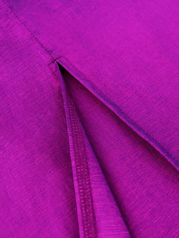 Damenkleid-Design-Nische, einfarbig, ausgestellte Ärmel, Neckholder, Stretch, Party-Abendkleid für Damen_voghion.com