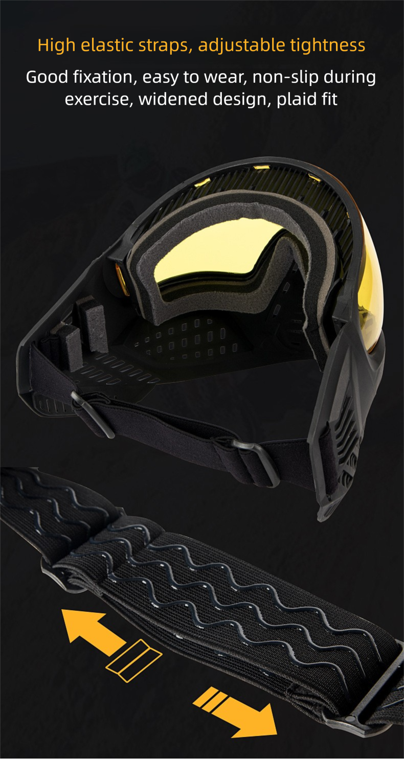 Full Face Protection Explosion-Proof Anti-Fog Manufacturer Wholesale Cycling Goggles Breathable Horse CS Tactical Mask_voghion.com