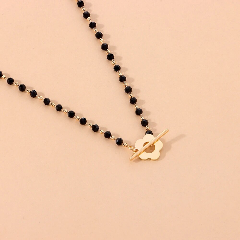 Klaar Voorraad SUMENG 2024 Nieuwe Mode Zwarte Kristallen Glazen Kralen Ketting Choker Ketting Voor Vrouwen wer Lariat Lock Collar Geschenken_voghion.com