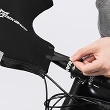 ROCKBROS Fahrrad Lenkermanschetten Größere Winter Lenkerhandschuhe MTB Winddicht DHL_voghion.com