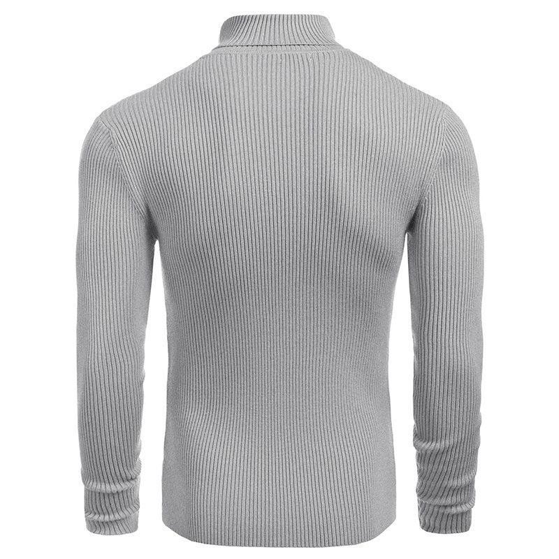 Männerkleeder Männerstrick Männer Rollkragen Hierscht-/Wanterpullover Laangärmlech Pullover_voghion.com