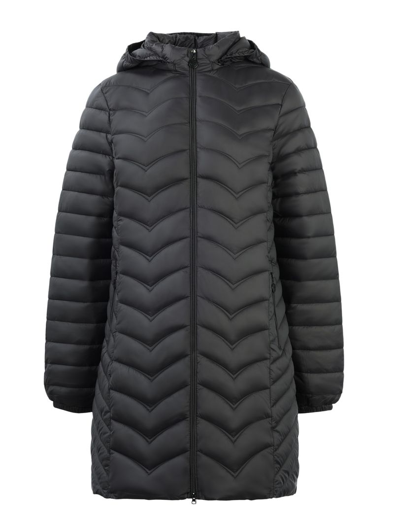 Dames winterjas met lange puffer en afneembare capuchon, warme gewatteerde jas voor koud weer, stijlvolle losse pasvorm bovenkleding in meerdere kleuren_voghion.com