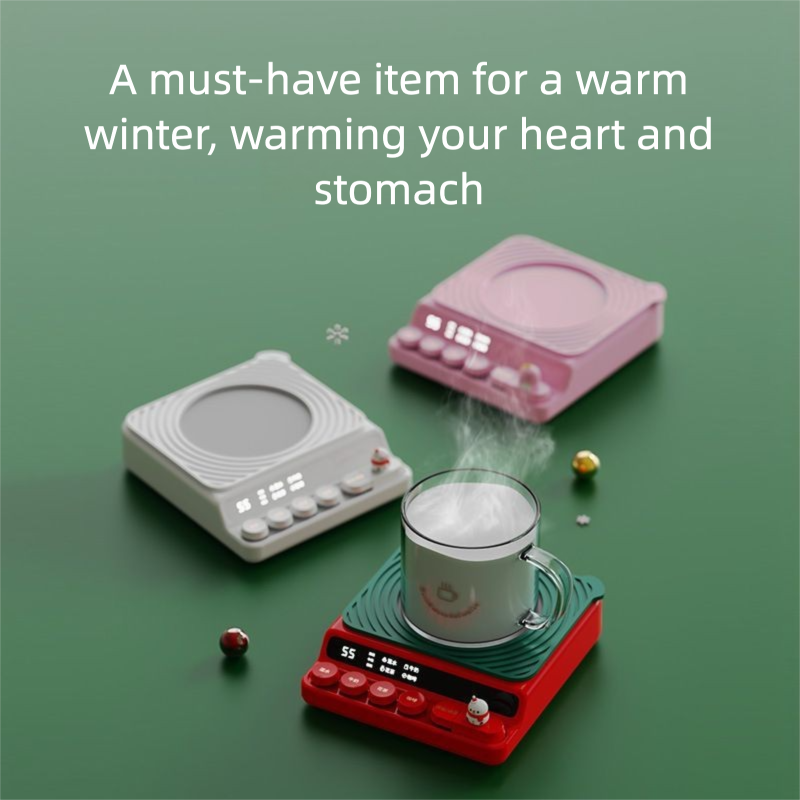 Intelligente constante onderzetter met instelbare temperatuur, elektrische verwarming, bekerwarmer, isolatiebasis, warme melk voor in de slaapzaal_voghion.com