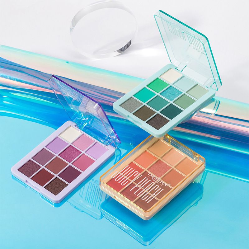 12 Color Pearlescent Matte Ins Affordable Student Novice Eye Shadow Makeup Dish_voghion.com