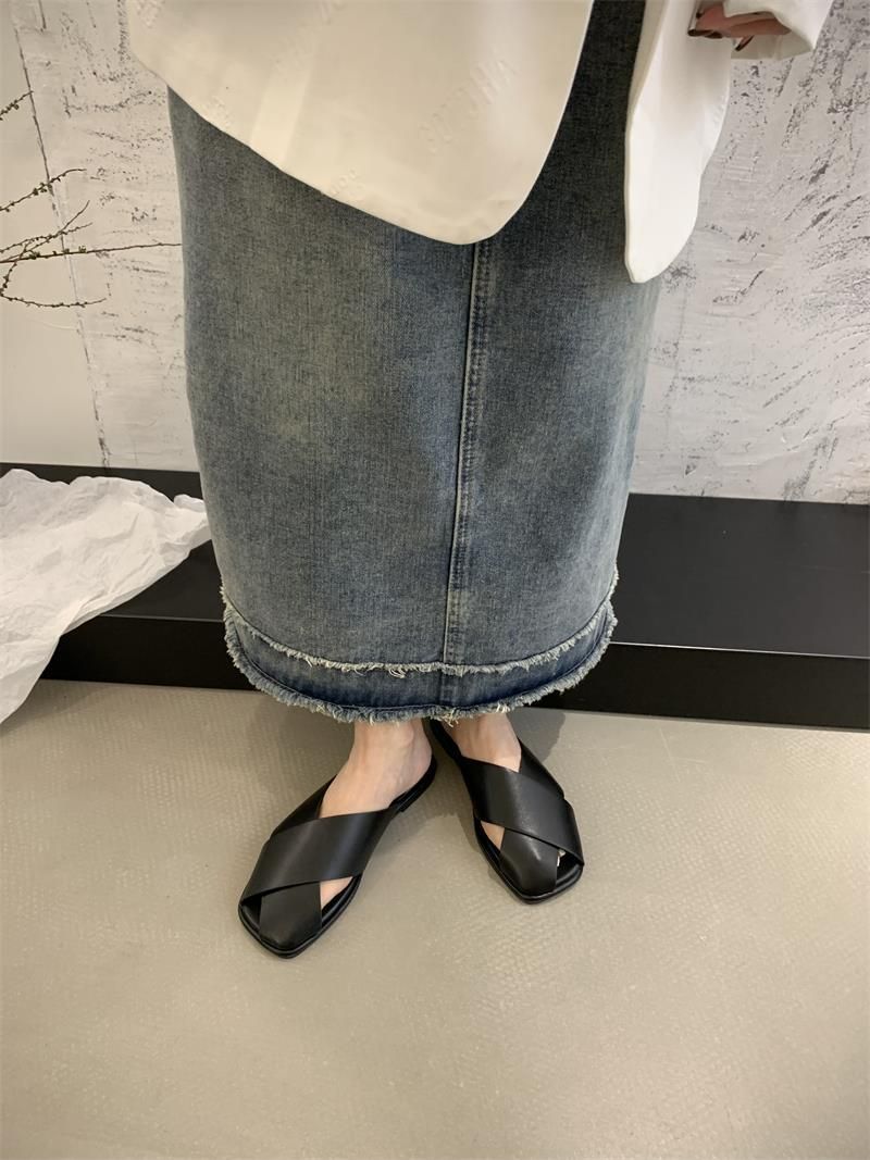 Pantofi de damă Half Dragged primăvara/vara 2024_voghion.com