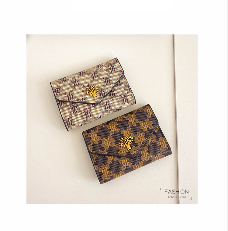 Nová přeshraniční móda 2023 se slevou 30 %, peněženka s krátkou přezkou, malá peněženka s vůní, malá peněženka s více kartami a mincemi_voghion.com