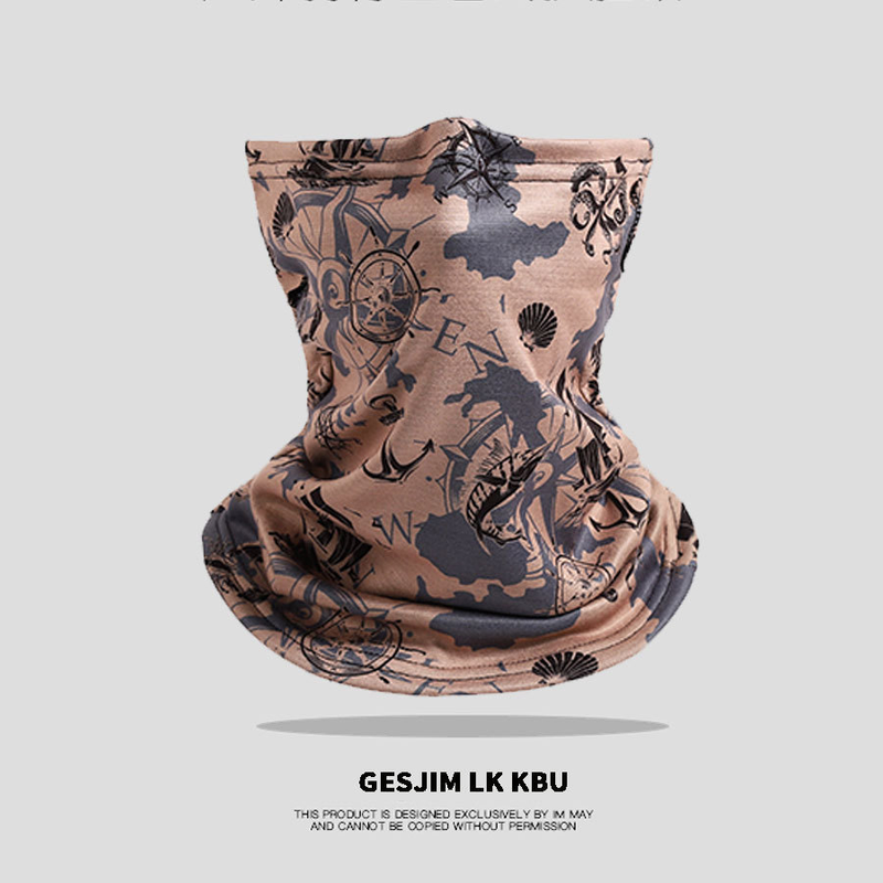 Neue winddichte und warme Gesichtsmaske für Herren zum Reiten, multifunktional, mit Ohren zum Aufhängen, für den Außenbereich, Halsschutz, Kälteschutz, Halsschutz, Kopf- und Halsschutz_voghion.com