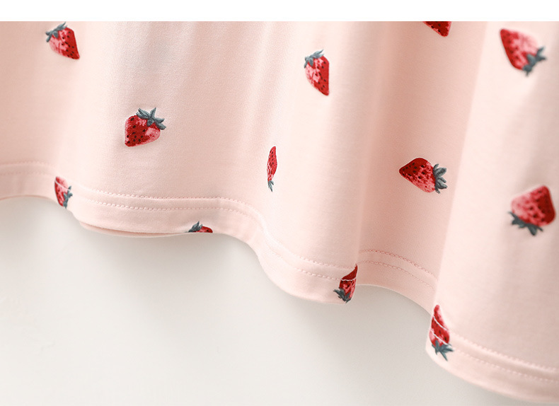 Indumenti da notte da donna Camicia da notte da donna Abito da casa fresco, comodo e ampio in modal a maniche corte_voghion.com