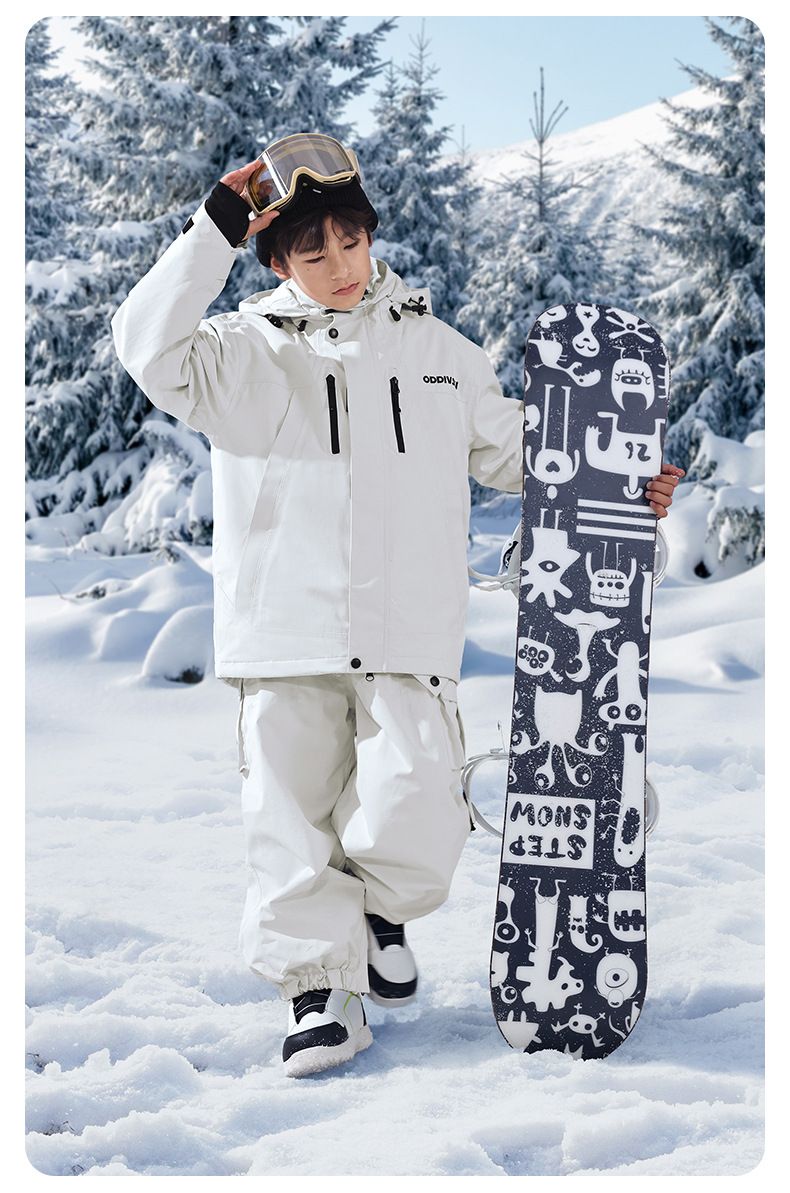 Wasserdichte 3-Lagen-Skihose für Kinder – Winddichte und atmungsaktive Schneehose für Jungen und Mädchen (120–160 cm)_voghion.com