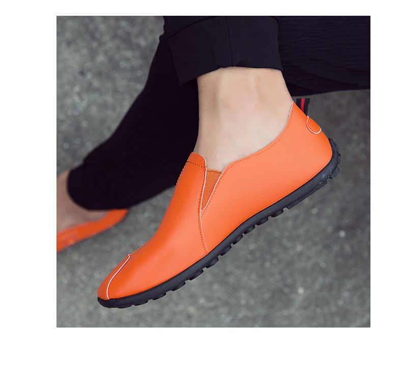 Mocassini primaverili slip-on da uomo in pelle casual Euro Step_voghion.com