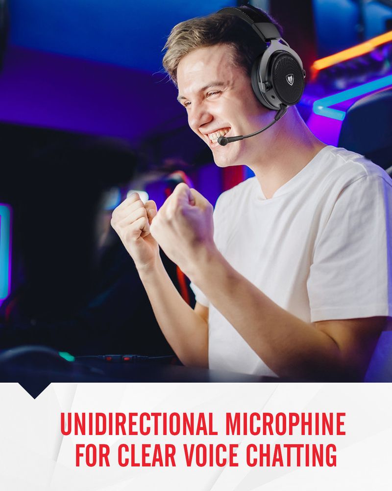 G07 Wireless Gaming Headset With Noise Cancellation, 2.4G/Bluetooth Dual Mode, 50mm Drivers, Soft Protein Leather Earpads For PC/PS5/Mobile_voghion.com