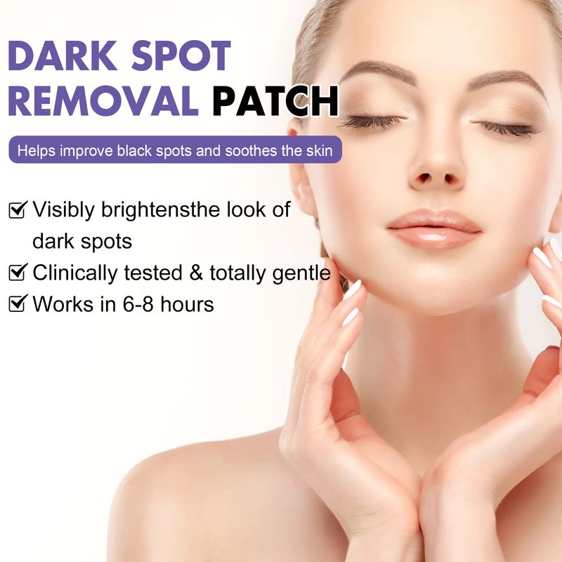 EELHOE Patch zur Entfernung dunkler Flecken, Aufhellung dunkler Flecken im Gesicht, Melasma-Flecken, Melanin, feuchtigkeitsspendendes, aufhellendes Patch zur Hautfleckenentfernung_voghion.com
