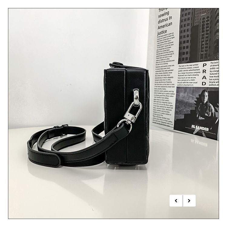 Box-Tasche für Herren und Damen 2023 Neue Ins Diamant-kleine quadratische Tasche Schokoladenblock-Umhängetasche mit einer Schulter_voghion.com