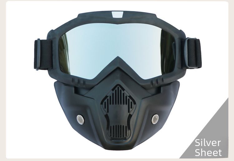 Gafas de ciclismo, gafas de motociclismo, máscara protectora retro, gafas de esquí, máscara, casco todoterreno a prueba de viento, gafas, máscara_voghion.com