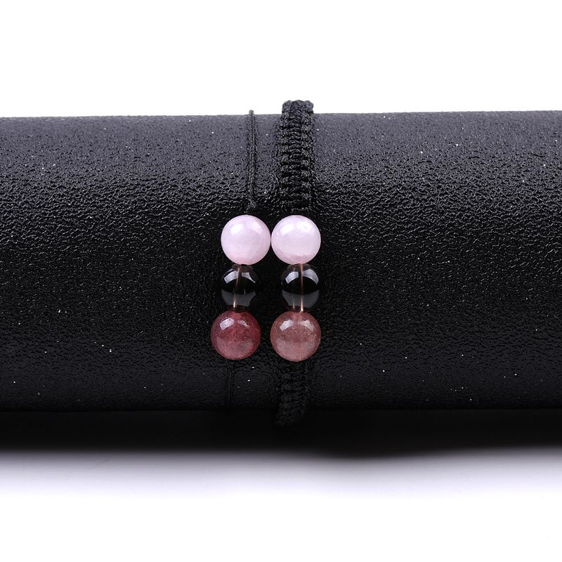 Ensemble de bracelets pour couple en lapis-lazuli et améthyste – Bijoux tressés en quartz rutile doré et pierre de raisin, cadeau en pierres précieuses naturelles pour couples_voghion.com