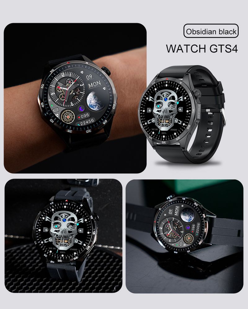 LEMFO Smart Watch With Bluetooth Calling, HD Display, Fitness & Health Tracking For Men & Women – GTS4/LT09 Model, Waterproof, Heart Rate_voghion.com