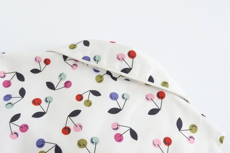 Mutter & Kinder Neue kinder Kleid Sommer Kleid Für Mädchen Mit Kleine Kirsche Stehkragen Ärmelloses Rock Reine Baumwolle baby Rock_voghion.com