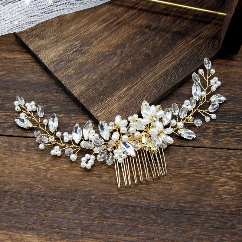 Gioielli da donna, pettini per capelli con perle, accessori per abiti da sposa, acconciature per capelli, commercio all'ingrosso di gioielli da sposa_voghion.com