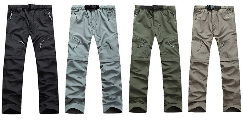 2024 Herren Quick Dry Outdoor Taktische Wasserdichte Abnehmbare Hose Wandern Sport Atmungsaktive Hose Camping Trekking Shorts_voghion.com