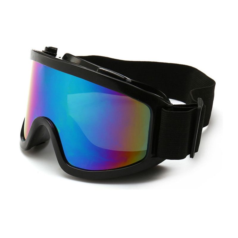 Uniszex kültéri férfi és női motoros sportszemüveg, színes fóliával, szélálló homokventilátorokkal, síléccel felszerelve_voghion.com