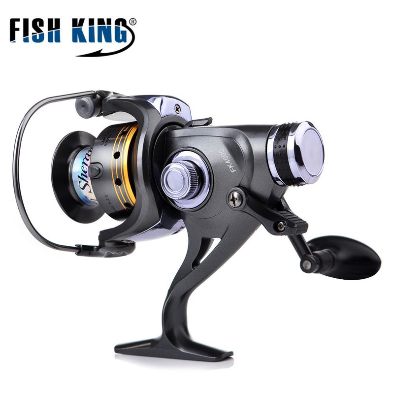 FISHKING Spinning Lure Full Metal Line Cup Crank Arm Canna da lancio lunga Mulinello da pesca in mare_voghion.com