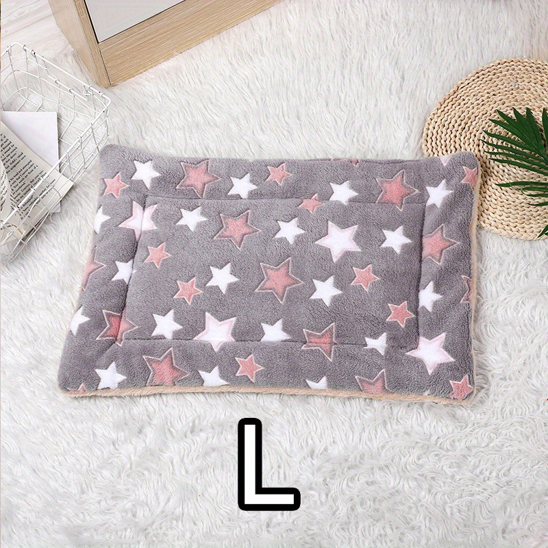 Cat Bed Mat Blanket Thickened Double Layered Plush Pad Dog Blanket Cat Mat Sleeping Pad_voghion.com