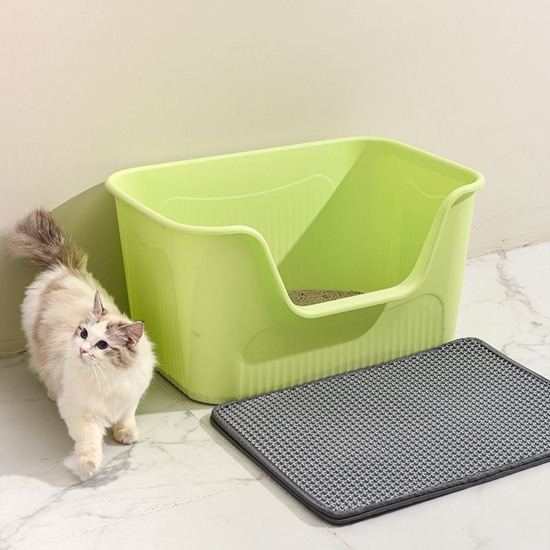 Pet Supplies Extra Grote Open Anti-Splash Met Schep Halfgesloten Kattenbak_voghion.com