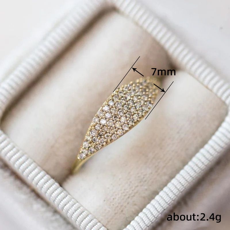 Cao Shi French Mix And Match Style Ins Super Hot Exquisite Dense Set Ring Simple Fine Jewelry_voghion.com