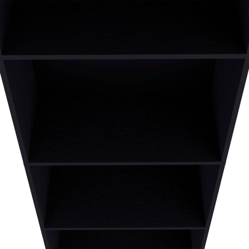 Scaffali Libreria nera a ripiani_voghion.com