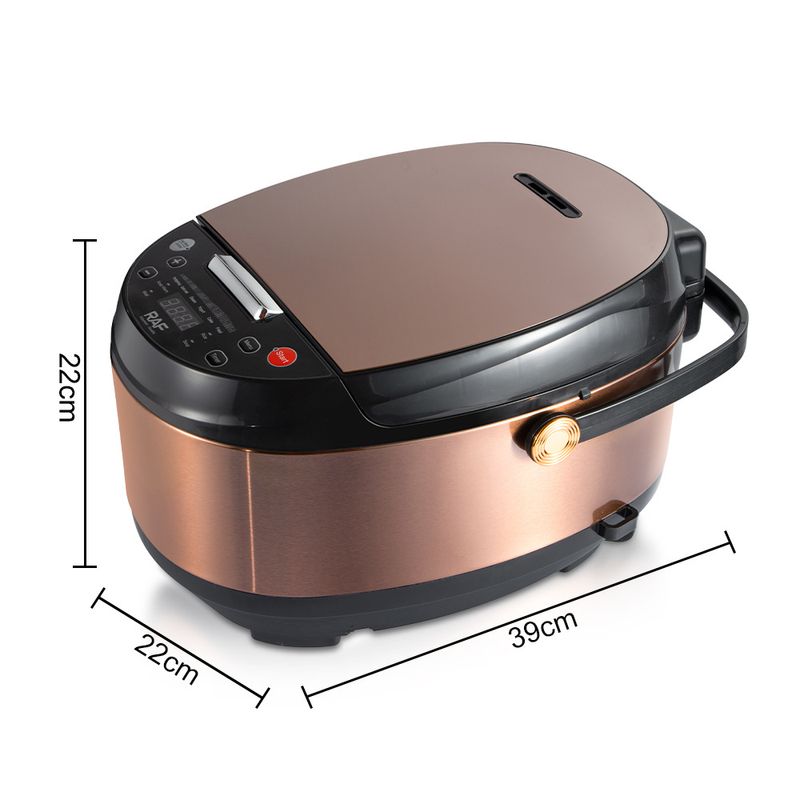 RAF European Standard Household Non-Stick Pot Timer Multi-Function Insulated Rice Cooker 5L_voghion.com