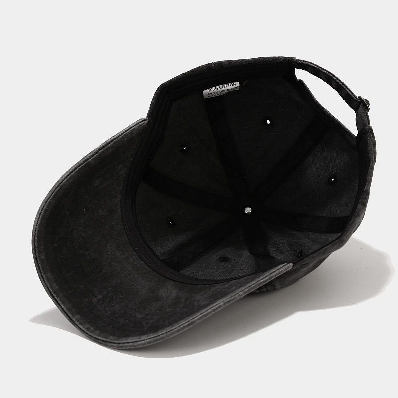 INS Washed Baseball Unisex Outdoor Vielseitige Duckbill Cap Trendy Einfache Hut Anpassbare_voghion.com